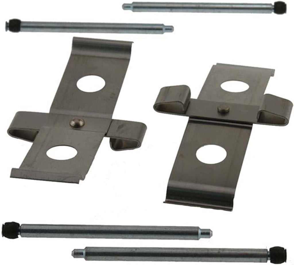 Gold 18K1971X Front Disc Brake Caliper Hardware Kit with Clips and Pins