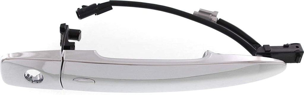 Front, Driver Side Exterior Door Handle Compatible with 2009-2014 Nissan Maxima, Fits 2013-2018 Nissan Sentra, Fits 2009-2014 Nissan Murano, Fits 2011-2017 Nissan Leaf
