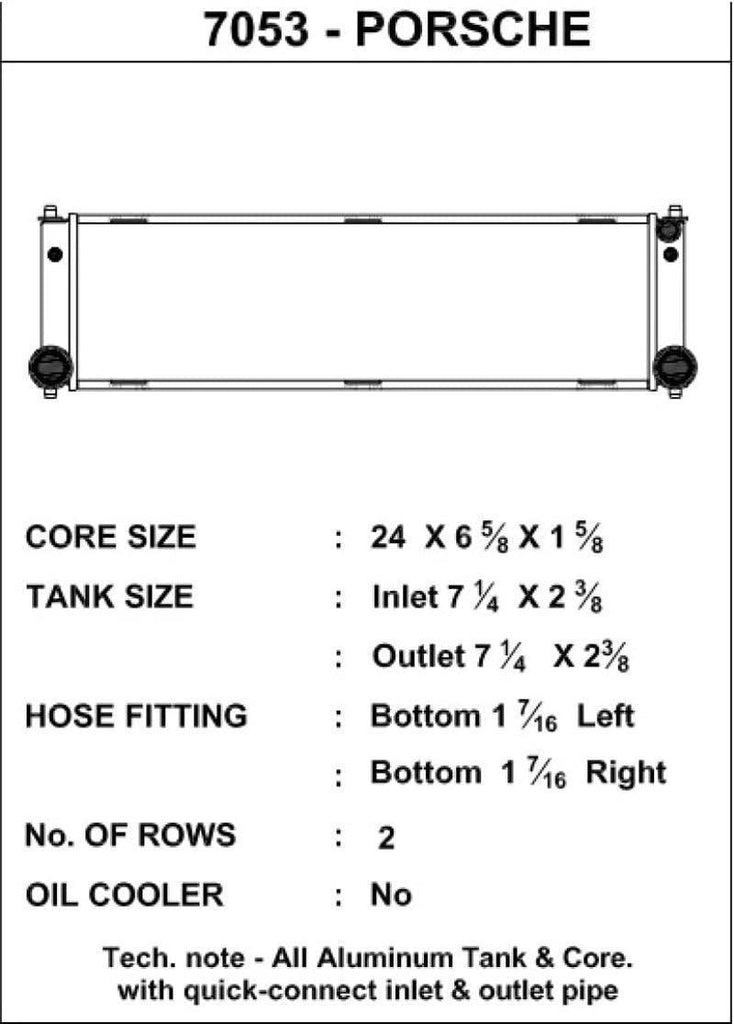 7053 Center Radiator