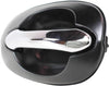 Front and Rear Exterior Door Handle Set of 4 Compatible with 2002-2005 Kia Sedona Chrome Lever with Primed Bezel Driver and Passenger Side