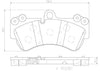 Brembo Front Disc Brake Pad Set for G550 4X4, Cayenne, Touareg (P85069N)