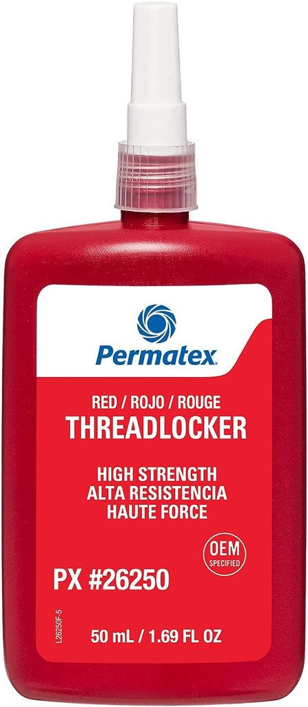 Permatex Devcon Threadlocker Red Liquid 50 Ml Bottle - 26250 [Price Is per Bottle]