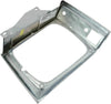Violetlisa New Chrome Headlights Bezel Trim Left & Right Pair Set Compatible with Truck GRI00811