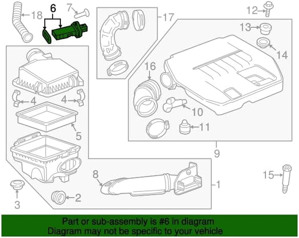 General Motors Genuine Parts 12671616 Mass Airflow Sensor