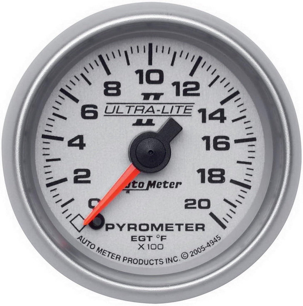 4945 Ultra-Lite II 2-1/16" 0-2000 F Full Sweep Electric Pyrometer