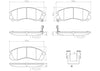 Front Disc Brake Pad Set for Lancer, Diamante, Montero Sport+More (P54017N)