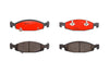 Brembo Front Disc Brake Pad Set for 1999-2002 Grand Cherokee (P37005N)