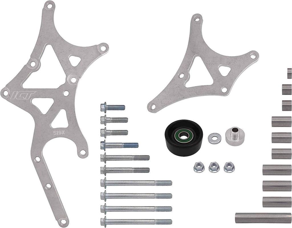 LS Truck SUV Driver Side Alternator/Power Steering Pump Bracket Compatible with 1999-2014 Silverado Sierra Yukon Tahoe Express Suburban 1500 2500 3500 551519X-3