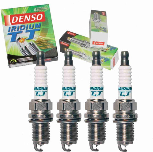 4 Pc DENSO Iridium TT Spark Plugs Compatible with Toyota Matrix 1.8L 2.4L L4 2003-2013