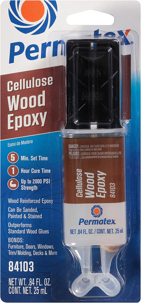 Permatex 84103 Cellulose Wood Epoxy, Green