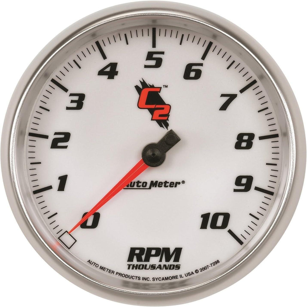 7298 C2 5" 10000 RPM In-Dash Tachometer