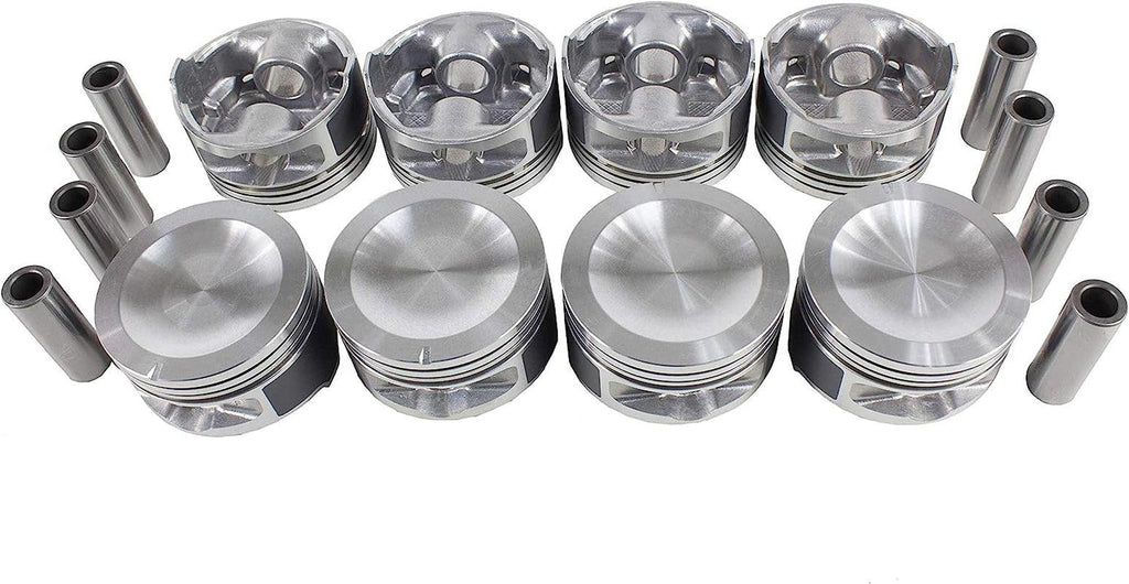 DNJ P4150 Piston Set for 1991-2000 / Ford, Lincoln, Mercury/Cougar, Crown Victoria, E-150, Expedition, F-150, F-250, Grand Marquis, Mustang, Thunderbird, Town Car / 4.6L / SOHC / V8 / 16V