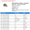 Right Auxiliary Fan Motor - Compatible with 1994 - 2001 Acura Integra 1995 1996 1997 1998 1999 2000