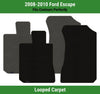 Lloyd Classic Loop Front Row Carpet Mats for 2008-2010 Ford Escape