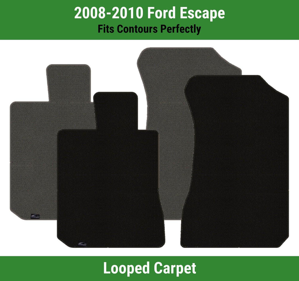 Lloyd Classic Loop Front Row Carpet Mats for 2008-2010 Ford Escape