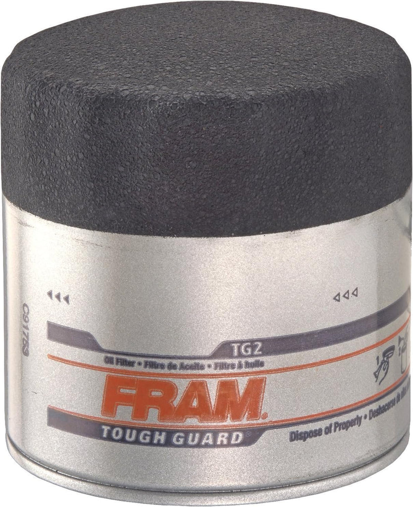 TG2 Tough Guard Passenger Car Spin-On Oil Filter (Pack of 2)