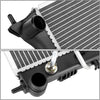 OEM-RA-13415 1-Row Aluminum Core Radiator Compatible with 2013-2017 Veloster 1.6L,18-5/16" W X 15-1/4" H X 1" D,1-3/8" Inlet / 1-7/8" Outlet