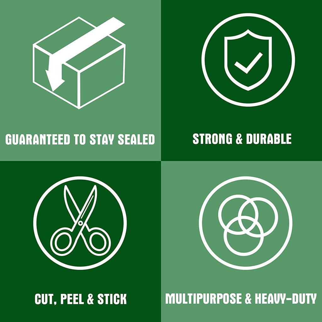 Clear Packing Tape, 18 Rolls Heavy Duty Packaging Tape for Shipping Packaging Moving Sealing, Thicker Clear Packing Tape, 2 Inches Wide, 65 Yards per Roll, 1170 Total Yards