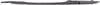 Door Handle for Dodge Grand Caravan 2008-2019 Driver or Passenger Side | Single Piece | Exterior | Rear | Side Sliding Door | Black | Trim: All Submodels | CH1513104 | 4589712AC