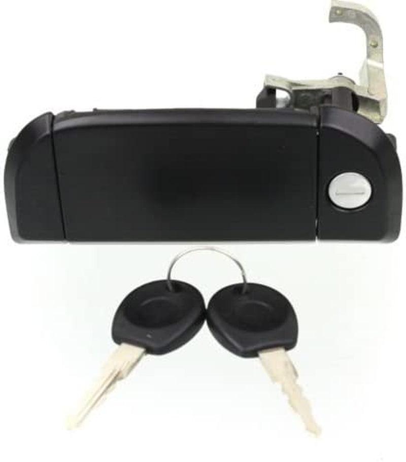 - Eurovan 92-03 Front Door Handle LH, Outside, Zinc Smooth, Metal, W/Key Set - REPV462162