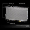 OEM-RA-2339 OE Style Direct Fit Radiator Compatible with 01-06 Optima Magentis, 28-1/4" W X 15-13/16" H X 5/8" D, 1-7/16"Inlet / 1-7/16" Outlet