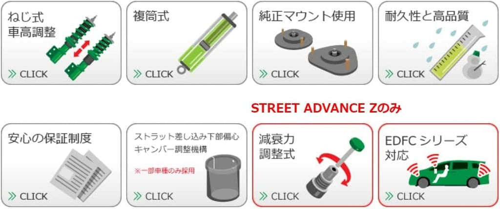 GSM56-81SS2 Coil over (04-11 Mazda RX-8 SE3P Street Basis Z)