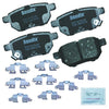 Rear Disc Brake Pad Set for Prius, Prius Awd-E, Prius Prime+More (CFC1354)