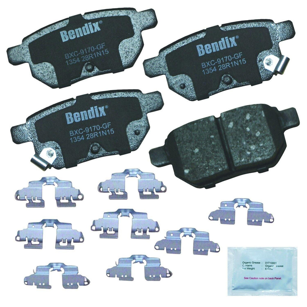 Rear Disc Brake Pad Set for Prius, Prius Awd-E, Prius Prime+More (CFC1354)