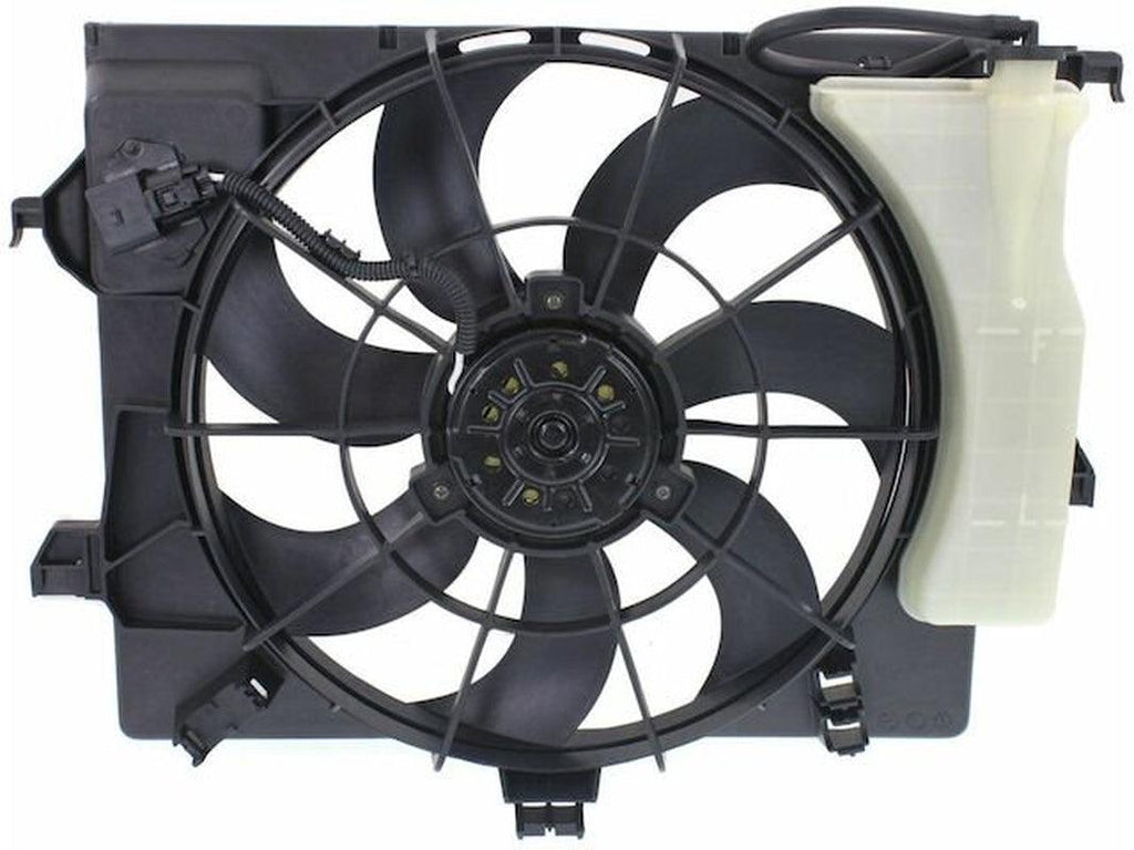 Radiator Fan Assembly - Compatible with 2012 - 2017 Hyundai Veloster 2013 2014 2015 2016