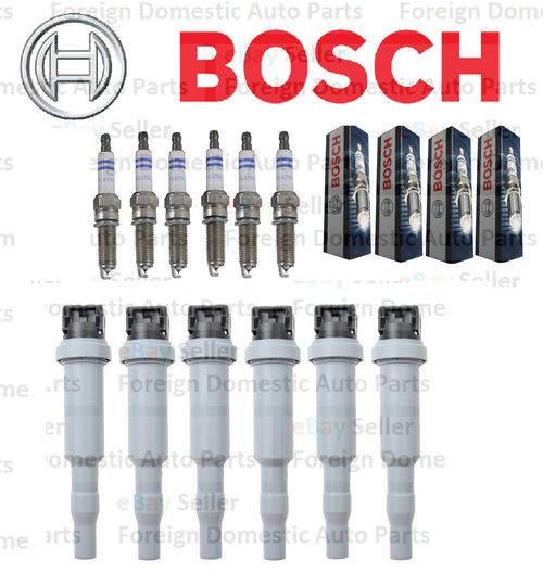 Set of 6 BOSCH Iginition Coils (DELPHI VERSION) +6 BOSCH Platinum Spark Plugs