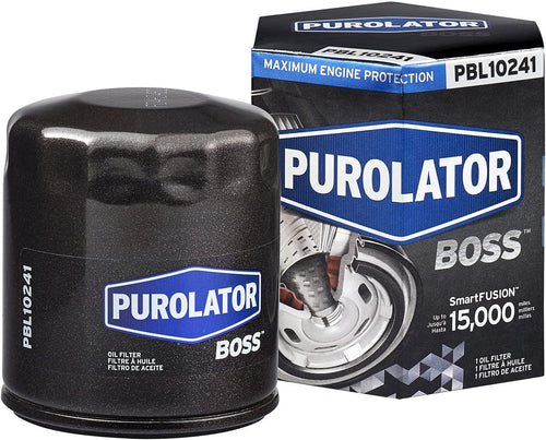 PBL10241 boss Maximum Engine Protection Spin on Oil Filter, Black