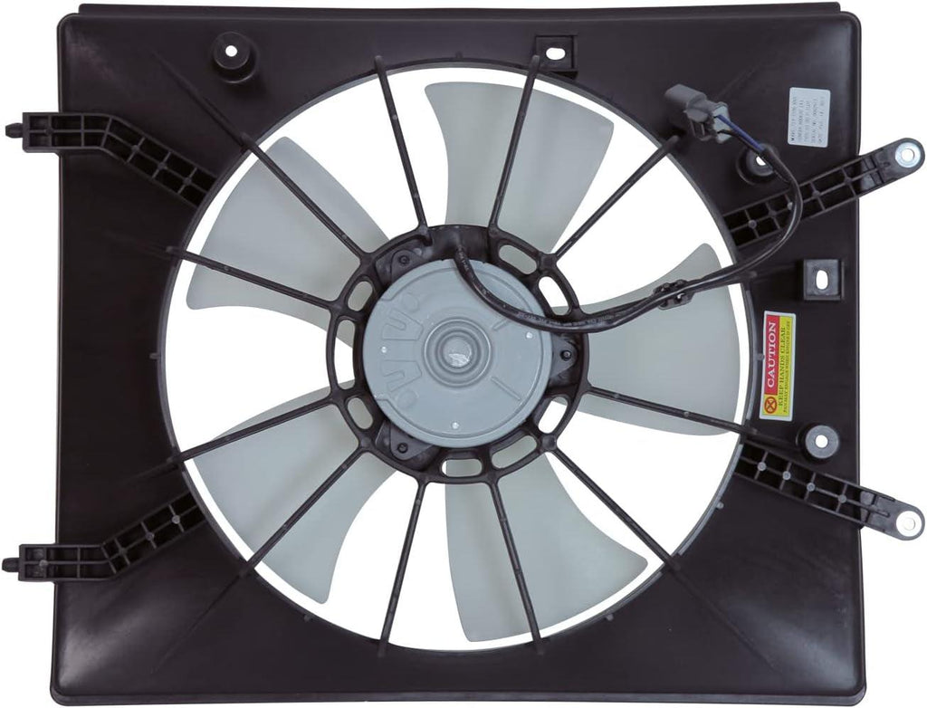 600620 Cooling Fan Assembly Compatible with 2003-2008 Honda Pilot, Black and White