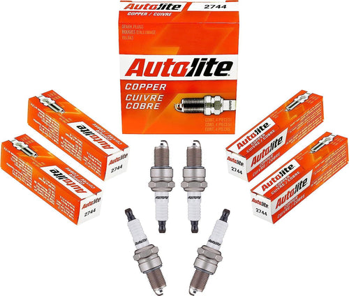 Autolite 2744 Copper Resistor Automotive Replacement Spark Plug (1 Pack)