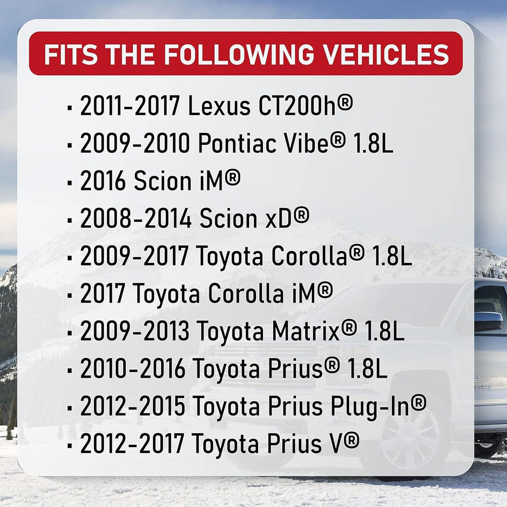 Replacement Ignition Coil Pack Set of 4 - Compatible with Toyota, Lexus, Scion - 1.8L L4 Corolla, Matrix, Prius, V, Plug-In, Vibe, Xd, Ct200H - Replaces 90919-02252, 90919-02258, UF596, UF619, C1714