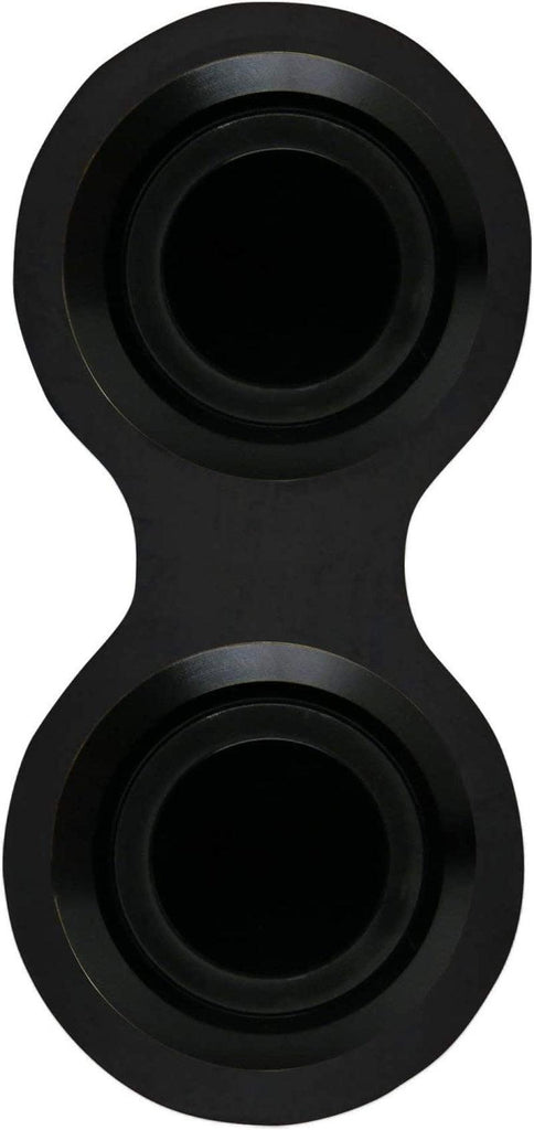 Keep It Clean  Retro Black Switch with Yellow Illumination (Single Switch)