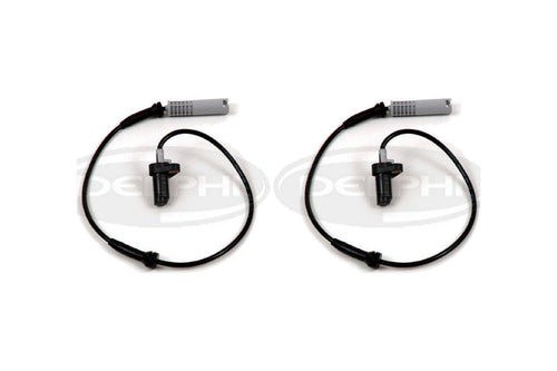 Front PAIR Delphi ABS Wheel Speed Sensor for 1997-1998 BMW 528I (58112)