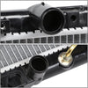 OEM-RA-2300 1-Row Aluminum Cooling Radiator Compatible with 99-02 Mitsubishi Galant 2.4L AT, 28-1/4" W X 14-3/4" H X 5/8" D, 1-7/16" Inlet / 1-7/16" Outlet