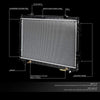 OEM-RA-1778 1-Row OE Style Aluminum Core Radiator Compatible with 95-04 Tacoma AT, 25-1/2" W X 18-11/16" H X 5/8" D, 1-5/16" Inlet, 1-5/16" Outlet
