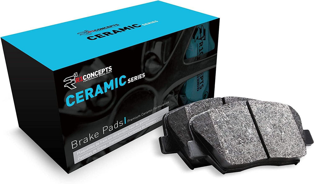 R1 Concepts Ceramic Brake Pads and Hardware Kit 2310-1210-01 Front