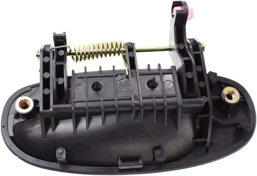 Front and Rear Exterior Door Handle Set of 4 Compatible with 2004-2006 Chevrolet Aveo, Fits 2006-2011 Chevrolet Aveo5 Textured Black Driver and Passenger Side