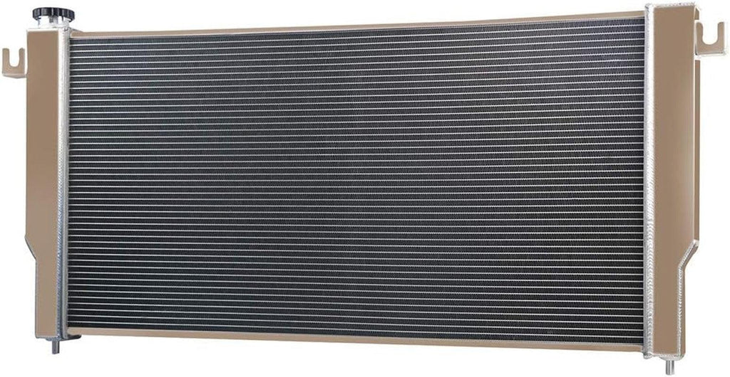 ALLOYWORKS CU1553 Full Aluminum Radiator for 1994-2002 Dodge Ram 2500 3500 Quad Cab 5.9L L6 Turbo Diesel Cummins 1995 1996 1997 1998 1999 2000 2001 Radiators(3 Row Core, Crossflow Radiator)
