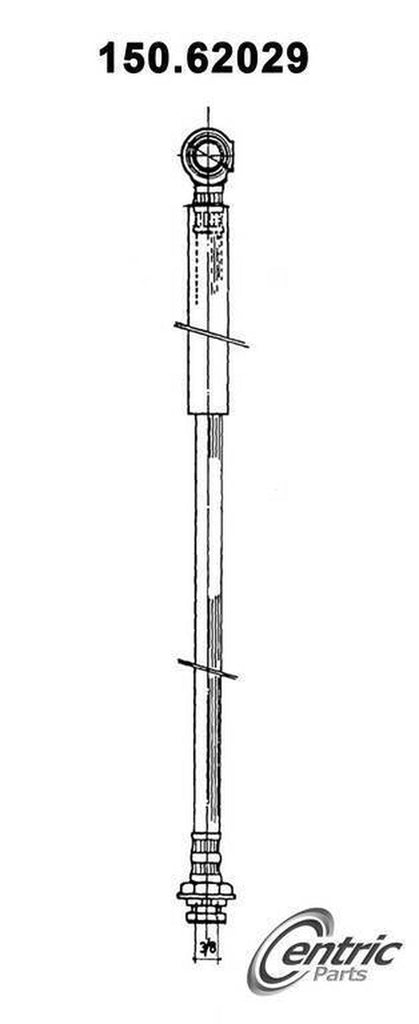 Brake Hydraulic Hose for Monte Carlo, Cutlass Supreme, Regal+More 150.62029