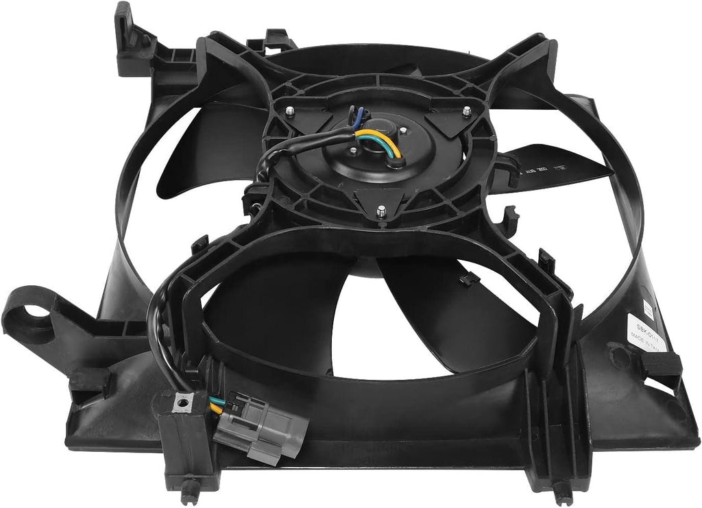 Factory Style Radiator Fan Assembly Compatible with 05-09 Subaru Legacy 2.5L,OEM-RF-0942