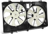 Factory Style Radiator Cooling Fan Assembly Compatible with 11-13 Sienna 2.7L W/O Tow Package,Oem-Rf-1037