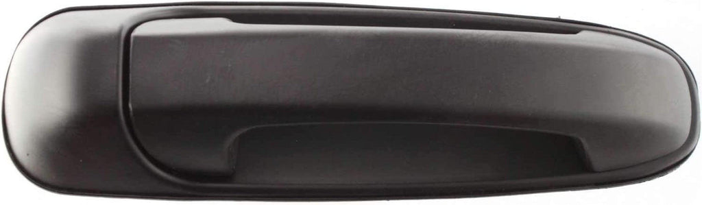 Front and Rear Door Handle Compatible with 1999-2004 Jeep Grand Cherokee outside Set of 4 Smooth Black Passenger and Driver Side