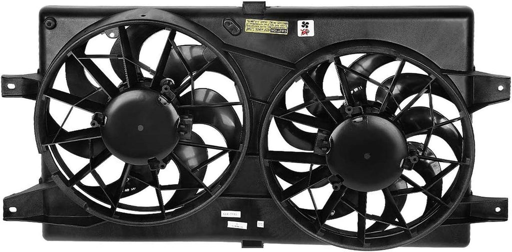 OEM-RF-0065 Factory Style Radiator Cooling Fan Assembly Cooling Efficiency Improved Direct Replacement [Compatible with 01-06 Sebring / 01-06 Stratus/Convertible]