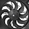OEM-RF-0025 Factory Style Radiator Cooling Fan Assembly Cooling Efficiency Improved Direct Replacement [Compatible with 10-12 Santa Fe / 11-15 Sorento]