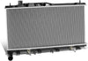 OEM-RA-13281 1-Row Aluminum Core Radiator Compatible with 10-14 Legacy Outback 3.6L AT,27-1/16" W X 13-3/4" H X 5/8" D,1-1/8" Inlet / 1-9/16" Outlet