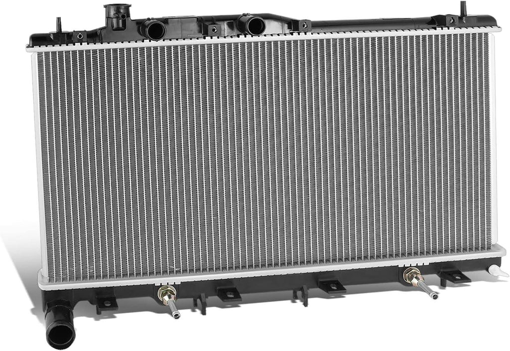 OEM-RA-13281 1-Row Aluminum Core Radiator Compatible with 10-14 Legacy Outback 3.6L AT,27-1/16" W X 13-3/4" H X 5/8" D,1-1/8" Inlet / 1-9/16" Outlet