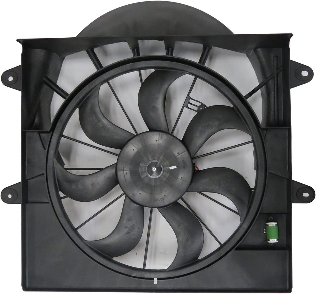 623360 Compatible with JEEP Replacement Cooling Fan Assembly , Black